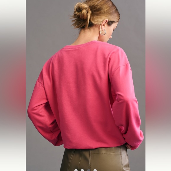 🌺Anthropologie Maeve Twist-Front Sweatshirt🌸🌺 - Picture 3 of 12